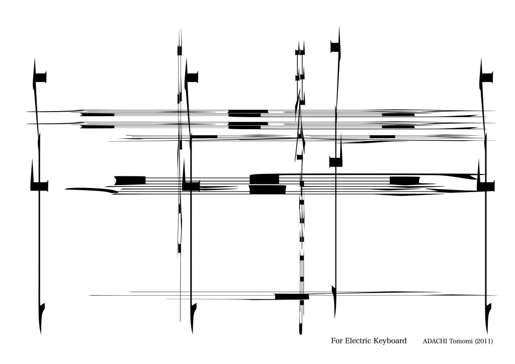 For_Electric_Keyboard conceptual music ADACHI Tomomi